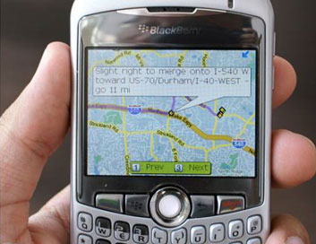 Blackberry Mobile Map